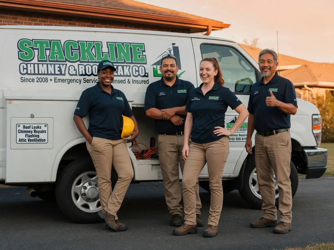 Chimney flashing repair company in Fiatt, IL